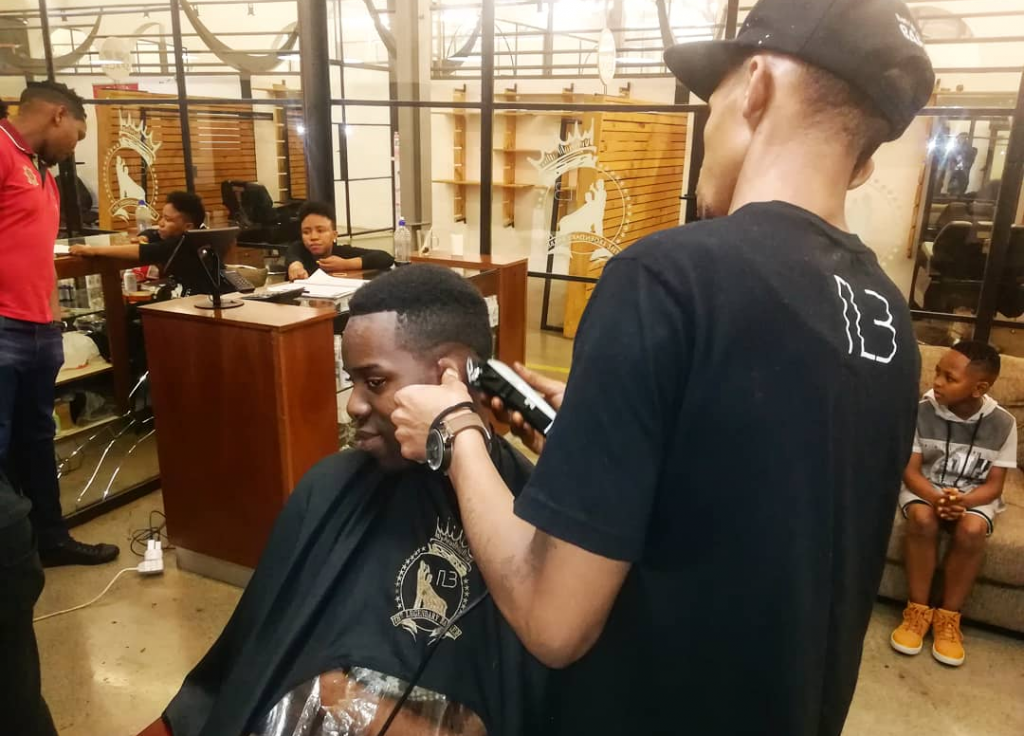 Legends Barbershop giving you the fresh glow this December.